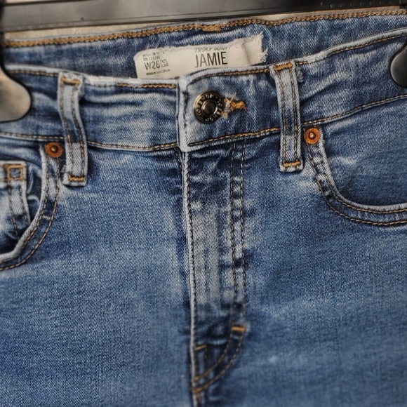 TOPSHOP MOTO JAIME JEANS MID WASH - Picture 8 of 11